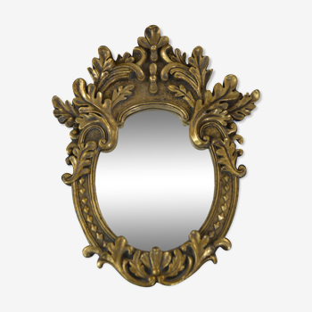 Golden vintage mirror