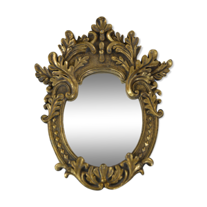 miroir vintage doré