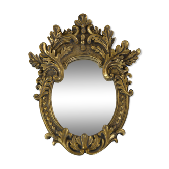 Miroir vintage doré