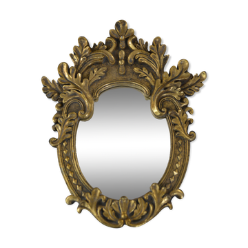 Miroir vintage doré