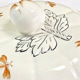 Old Longchamp vegetable soup tureen with Moustiers Olérys decor