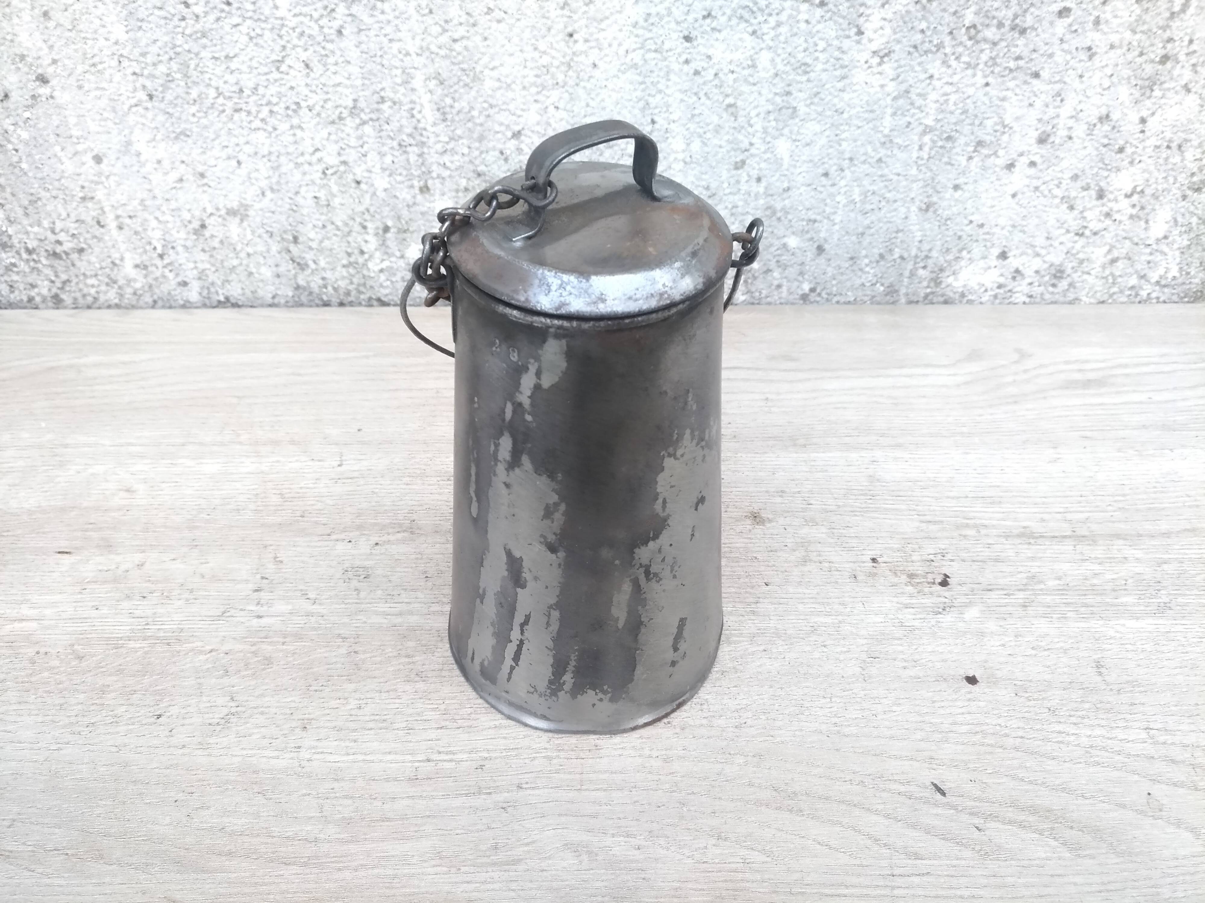 tin milk jug