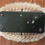 Ceiling light in cast glass circa 1950