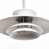 Large layered pendant light by Frandsen lighting. Denmark 1970s