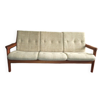 Gustav Thams for A/S Vejen teak 3-seater sofa, Denmark 1960s