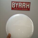 Lampshade ball 1/2 globe old opaline