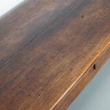 Large Antique 18th Century French Rustic Farmhouse Dining Table Walnut & Oak