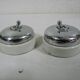 set of 2 Old Switches in Chrome and Porcelain