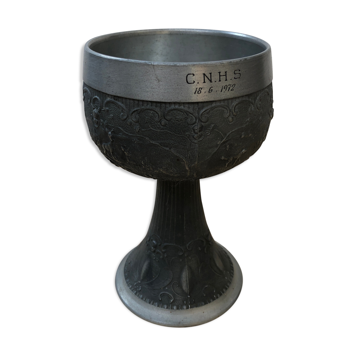 Calice Médiéval En Étain Wentworth - 250ml - Finition Antique - Fabriqué à La Main UK - Cadeau Élégant