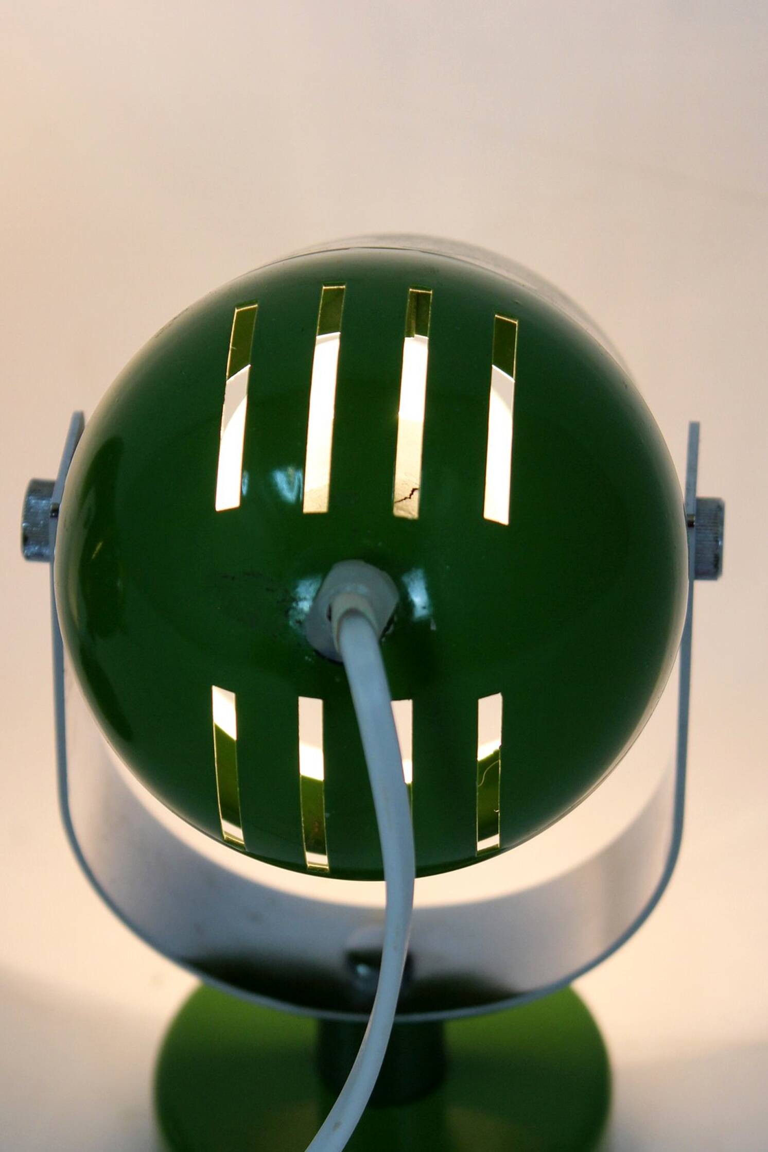 Mid-Century Green Lamps attributed to Stanislav Indra, 1970s, Set of 2