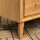 Commode pieds compas et chêne brut massif  1960