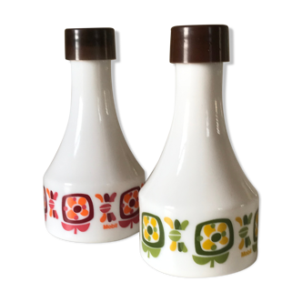 Set oil and vinegar mobil vintage years 70 s