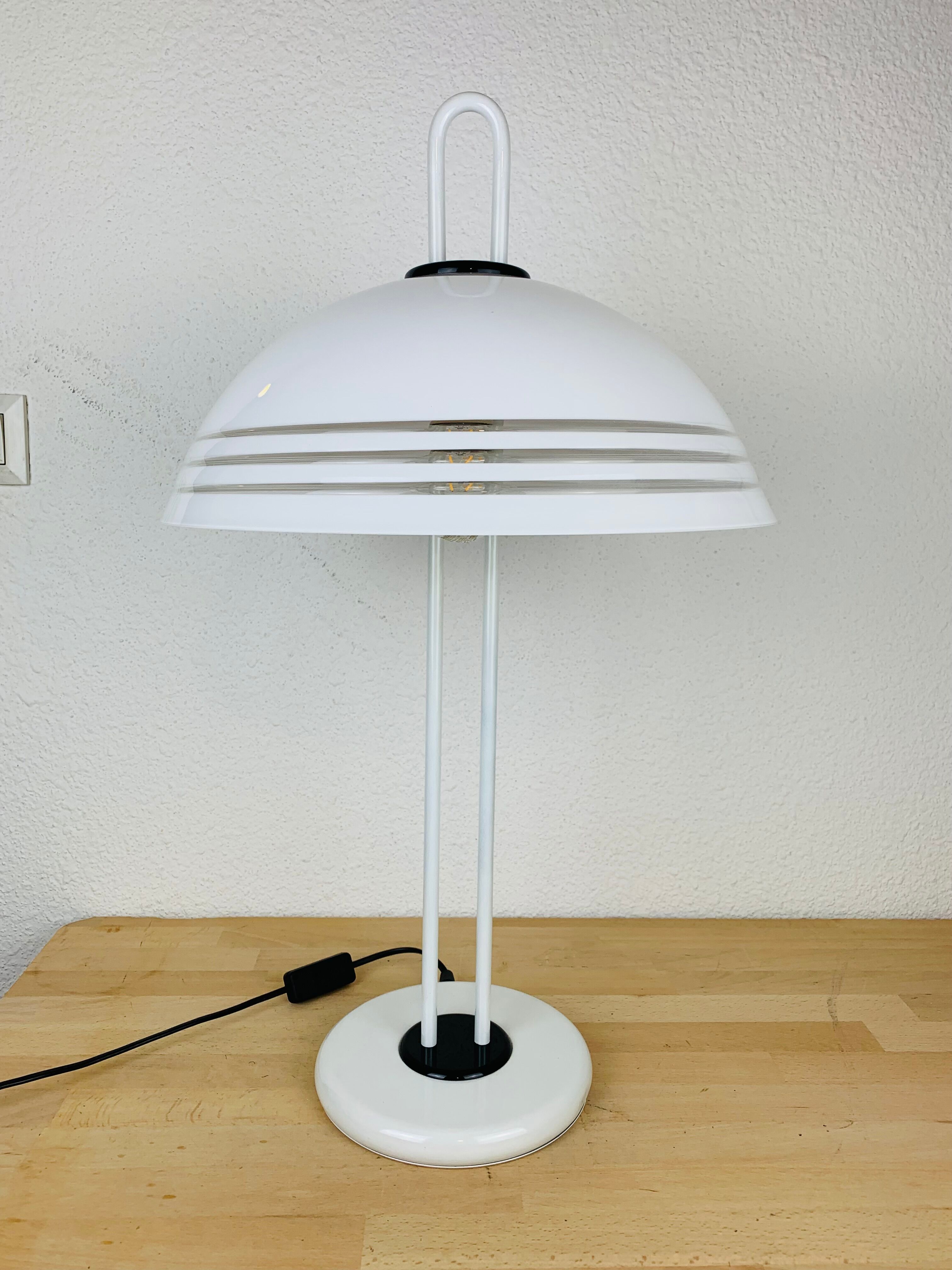 Mushroom lamp Wessel Herford 80s memphis