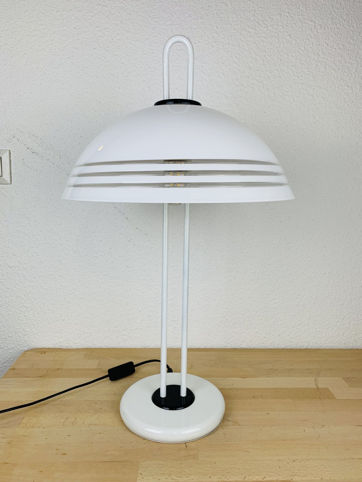 Lampe champignon Wessel Herford années 80 memphis