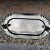 Silver metal tray