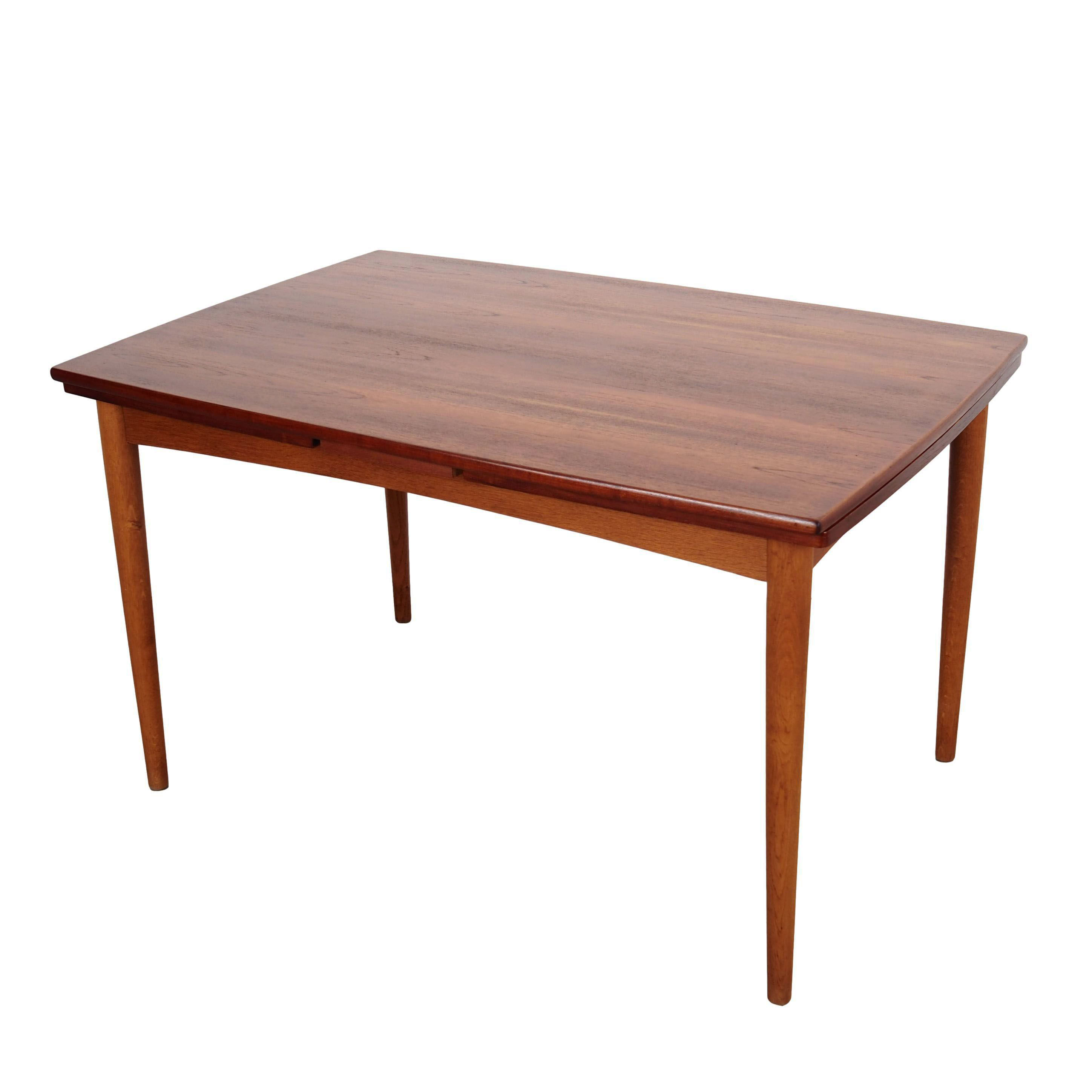 Teak table, danish design, 1970s, production: denmark
