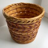 Rattan pot cover 70s
