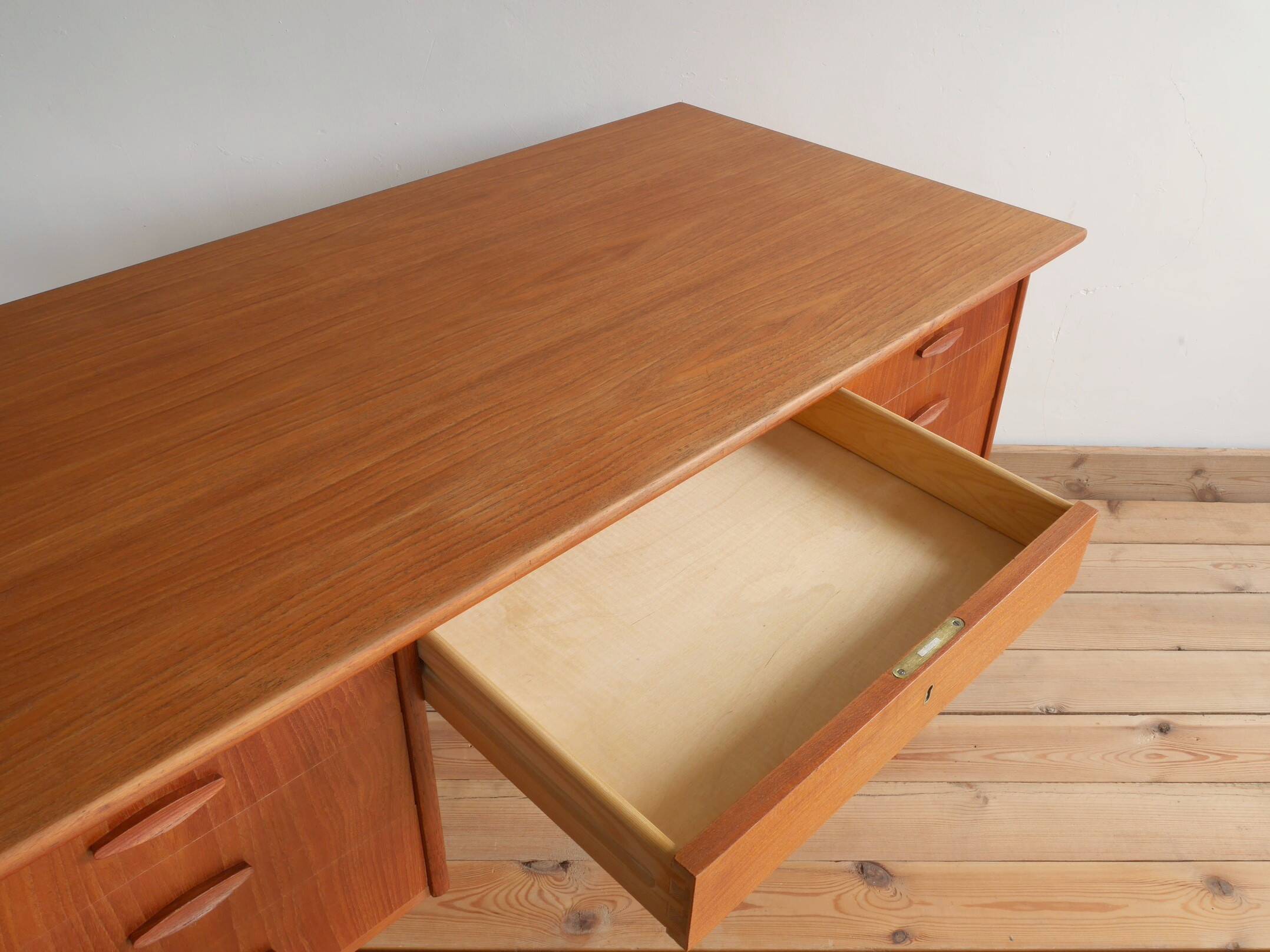 Danish Teak Desk, 1950s