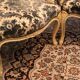 Pair of Louis XV-style convertible armchairs