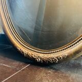 Vintage golden mirror 110x68cm