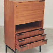 Wooden secretary by Frantisek Mezulanik for Up Zavody