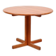 Round dining table by Tarm OG Stole Mobelfabrik in solid teak