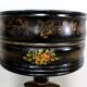 Napoleon III planter in blackened wood and gilded decorations, XIXth century