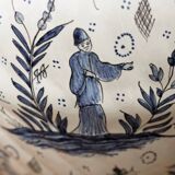 Potiche lamp base, in Moustiers earthenware, 18th century