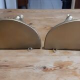 Pair of golden plaster wall selettes