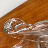 Vintage Glass Swan-Shaped Vase