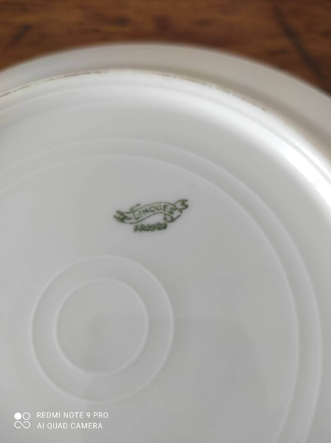 Lot of soup plates Limoges porcelain