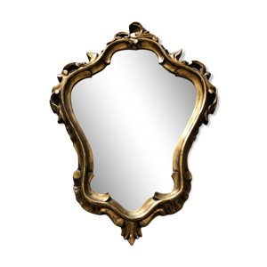 miroir bois doré
