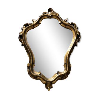 Gilded wood mirror