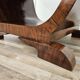 Art Decò dining table in walnut burl, 1940