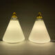 Pair of Vetri Murano table lamps by Giusto Toso, 1970's