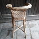 High chair child wicker