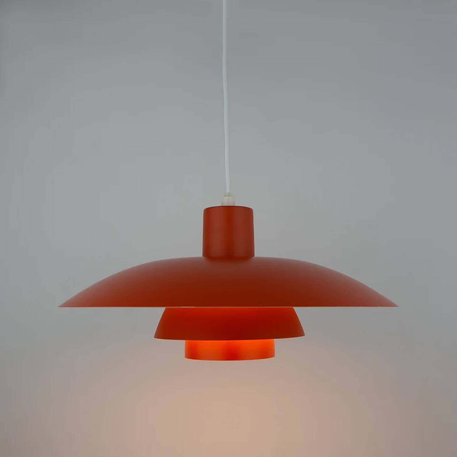 Pair of Danish vintage pendant lamps PH 4/3 by Poul Henningsen, Louis Poulsen, 1966
