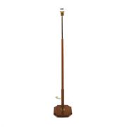 Lampadaire scandinave en teck et métal, Suède, 1960