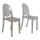 Pair of Victoria Ghost chairs by Philippe Starck Kartell edition