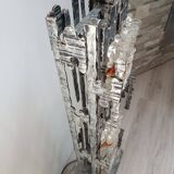 Brutalist sculptural floor lamp by Albano Poli for Poliarte 1970s