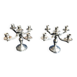 Pair of Saint Médard 5-light candlesticks