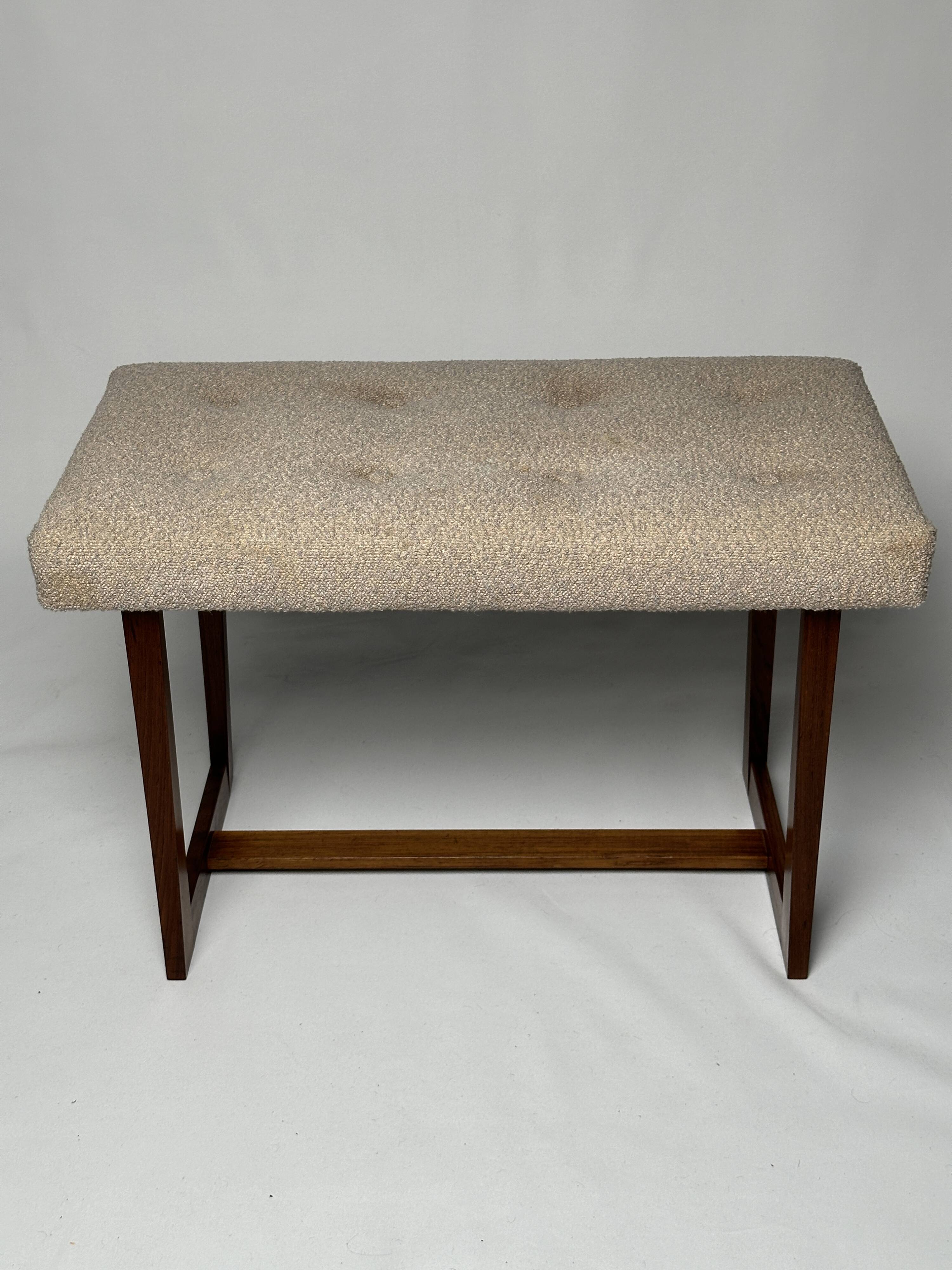 rosewood chair with footrest, Korup Stolefabrik Denmark 1960