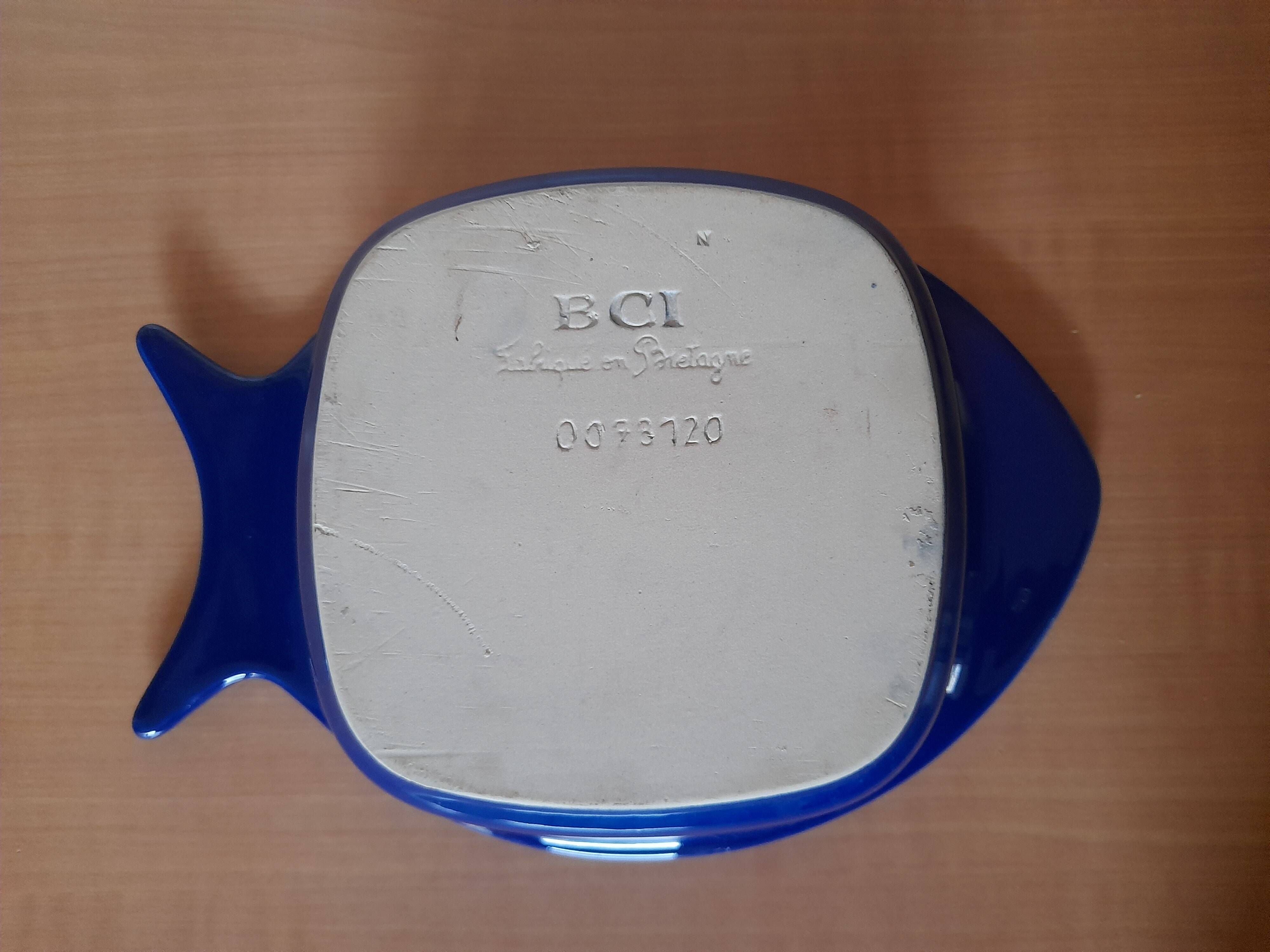 Ceramic fish baking dish - BCI Bretagne Céramique Industrie