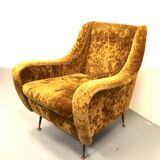 Pair set of 2 armchairs, italy 1950s