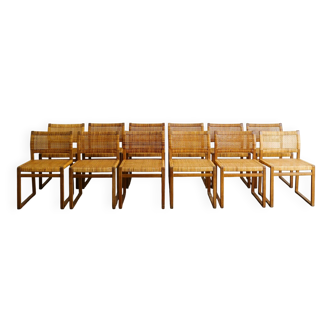 Danish Mid Century Wooden Dining Chairs by Børge Mogensen, 1960s