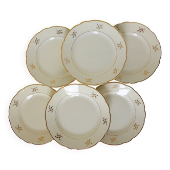 6 assiettes à dessert vintage Villeroy et Boch