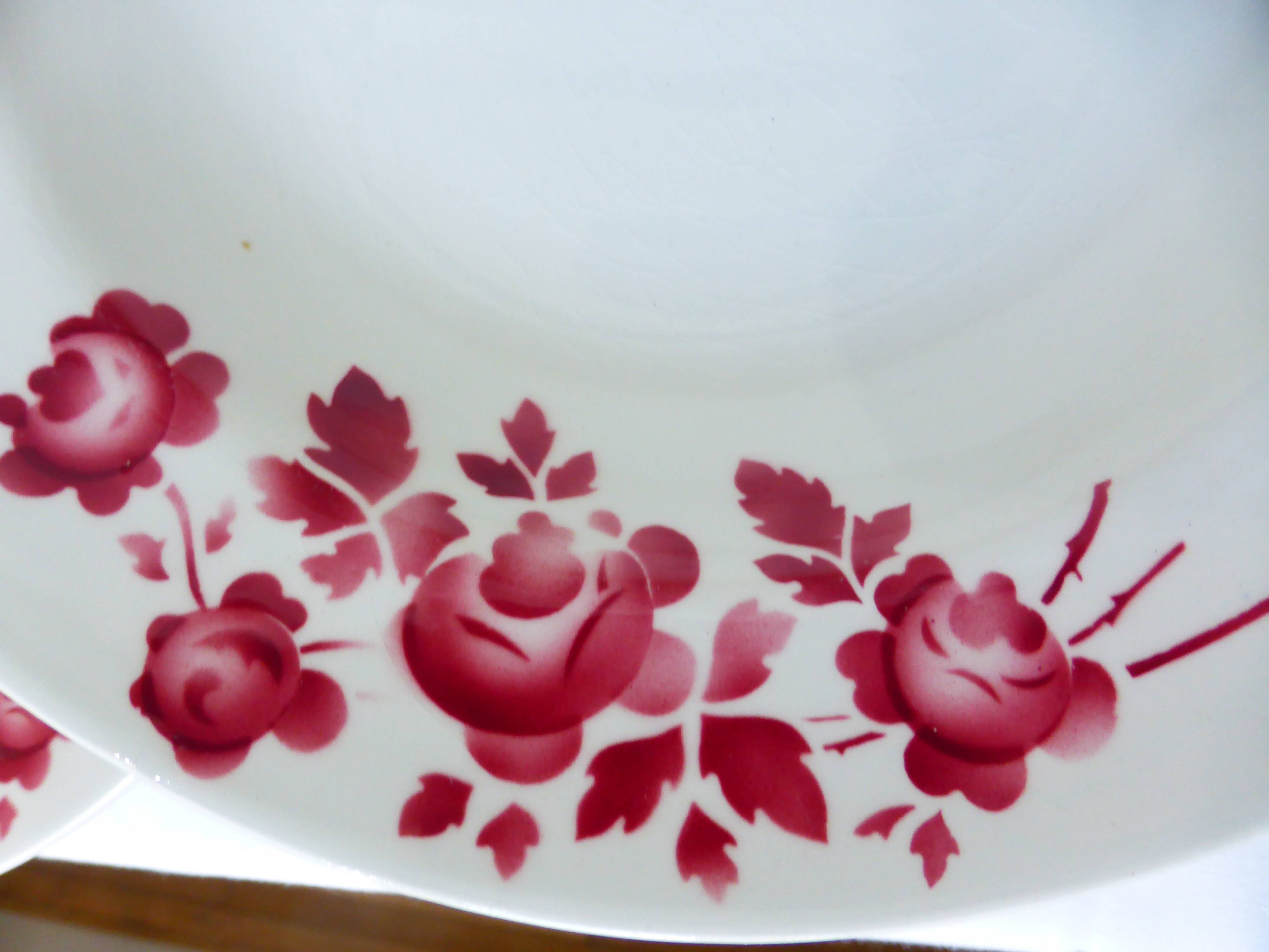 4 deep plates from Moulin des Loups 220642