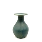 Vase vintage en céramique bleu clair, France 1960