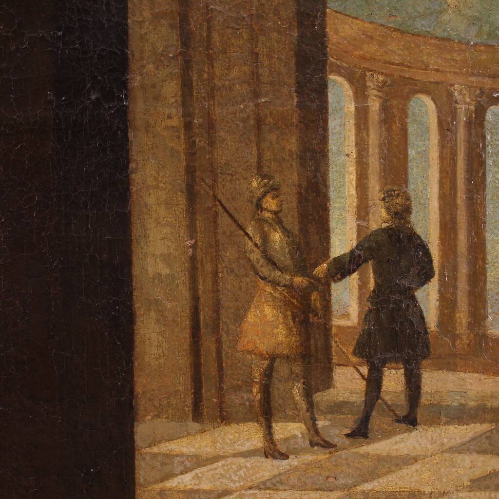Great 17th century painting, Innocent III confirms the Franciscan Rule