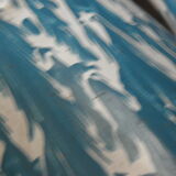 Vintage coffee maker in French sky blue enamel